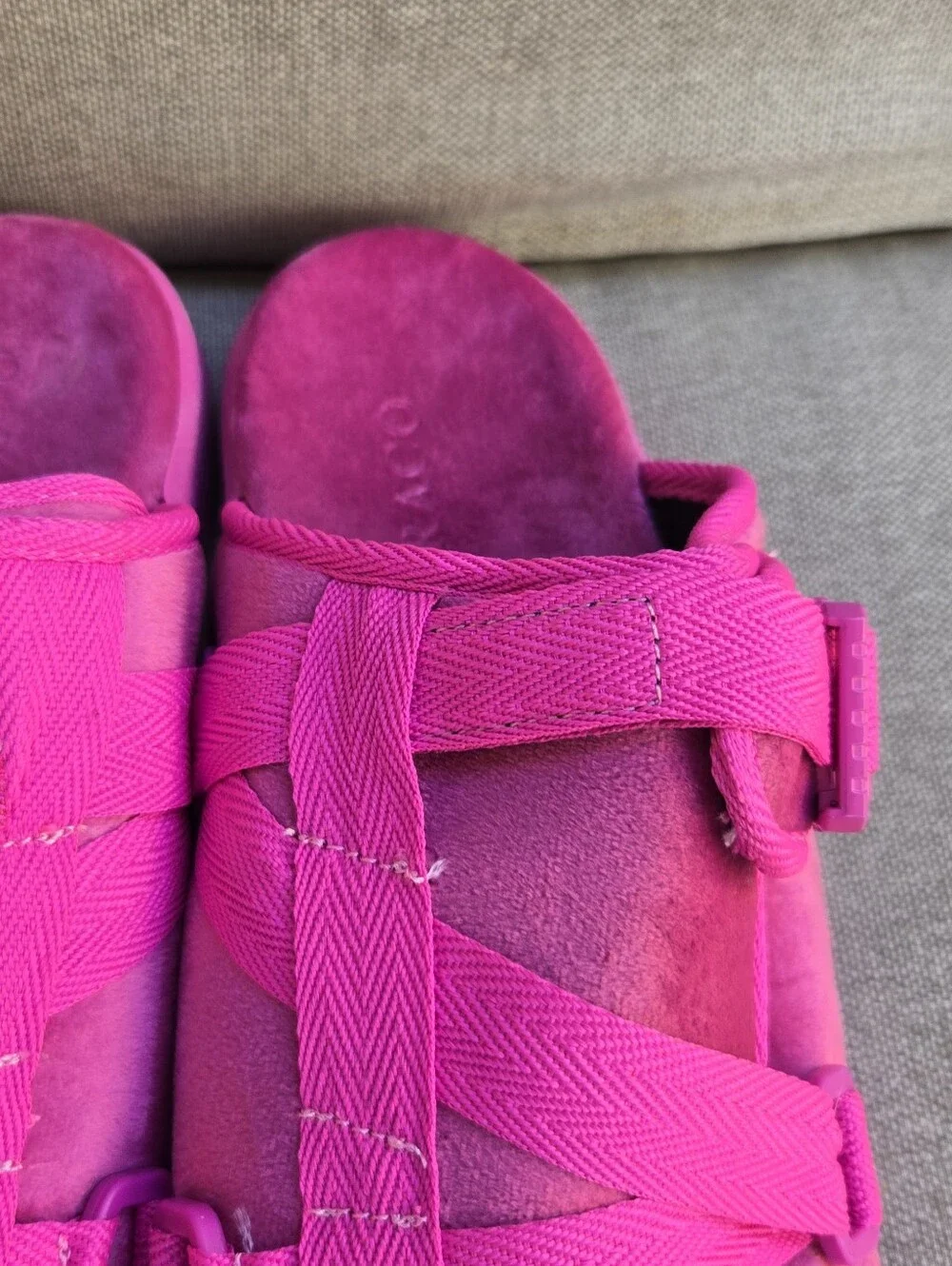 Draco Men's Pink Strappy Slide Sandals